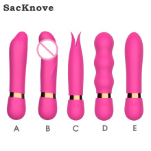 SacKnove Rechargeable 12cm Mini Pocket Clitoris Stimulator Dildos 10 Speed Women Adult Toys Bullet Sex Vibrator